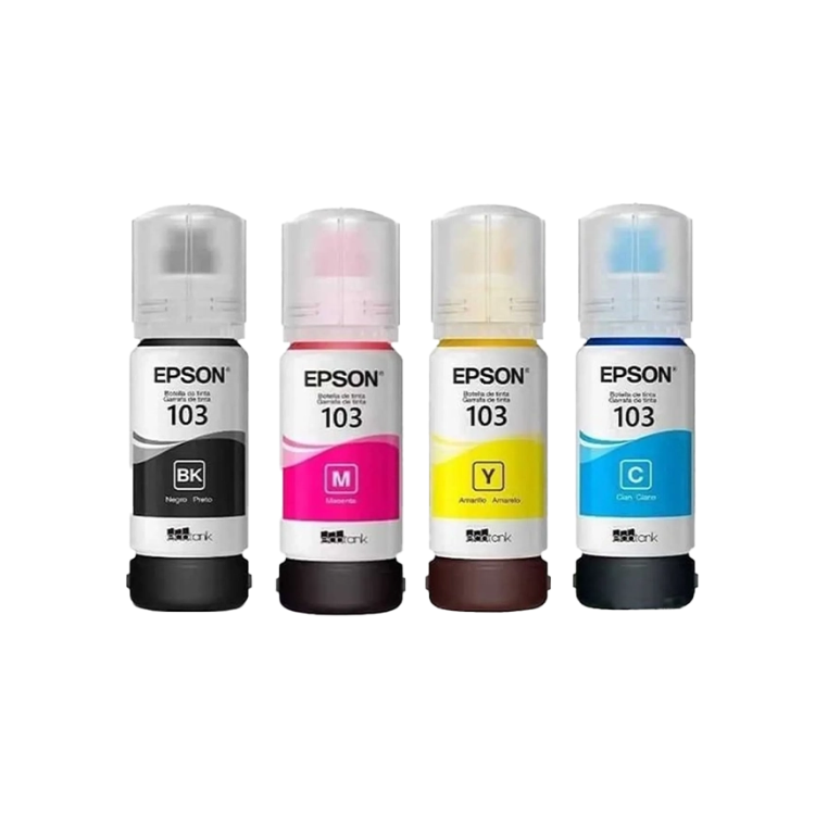 Pack 04 Bouteilles D'encre Epson 103 Original