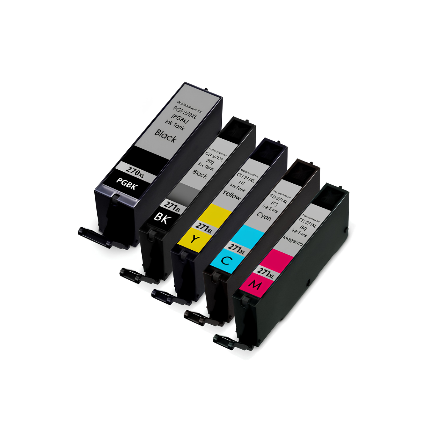 Canon Pack 5 Cartouches 270XL/271XL Compatible (C/M/J/N/Gros N)