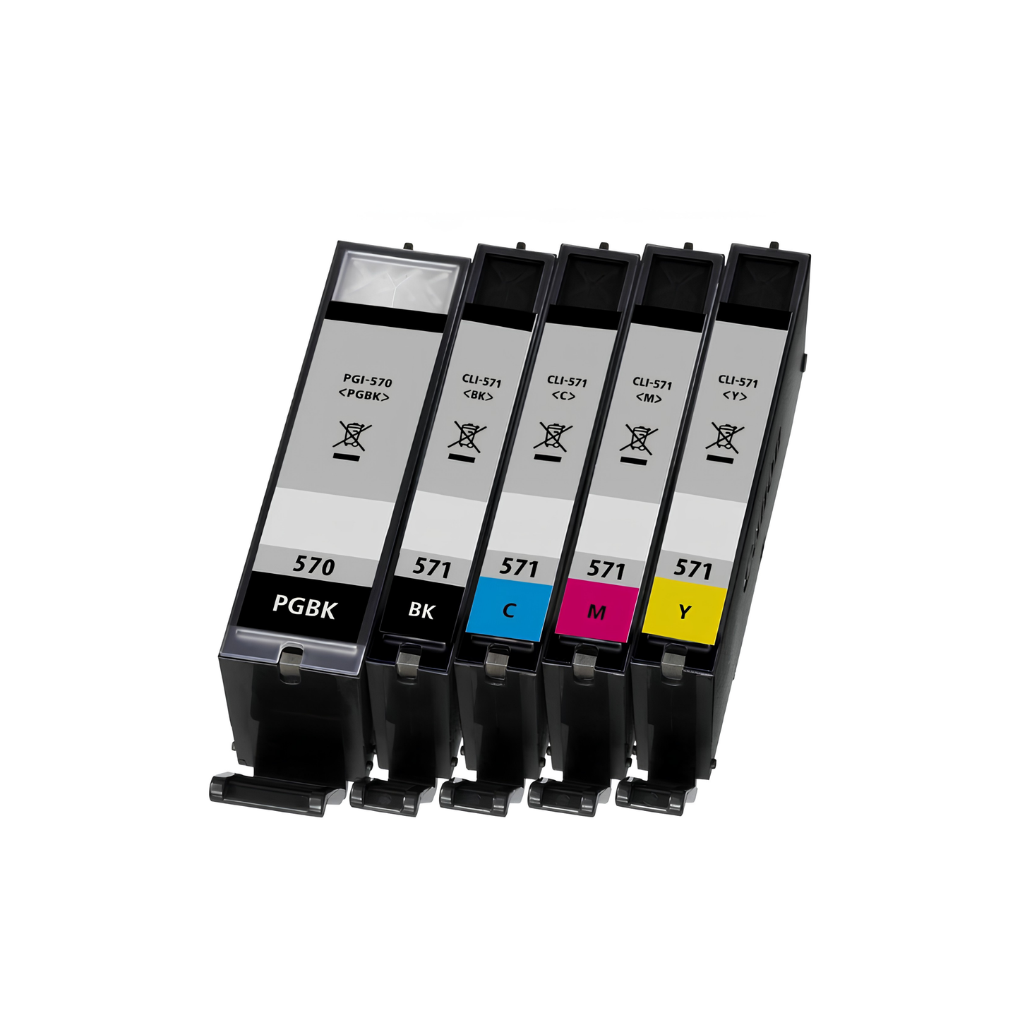 Canon Pack 5 Cartouches 570XL/571XL Compatible (C/M/J/N/Gros N)