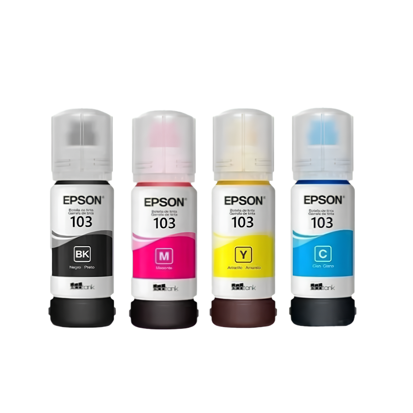 Epson Pack 4 Bouteilles Encre 103 Original - Couleur