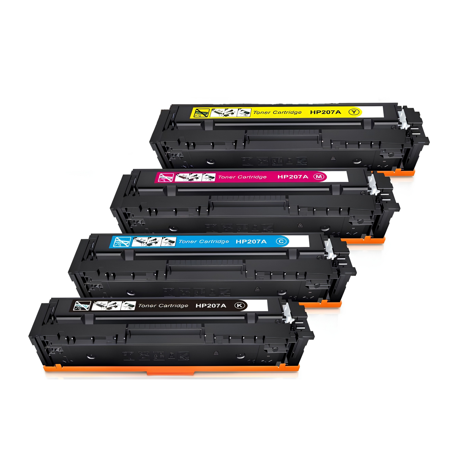 HP Pack 4 Toners 207A (W2210A/W2211A/W2212A/W2213A) Compatible - Couleur