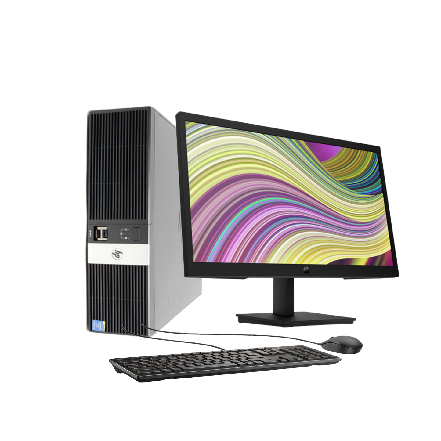 PC HP RP5 5810 Intel Core i7-4790S - 16 GB RAM - SSD 512 GB - Moniteur 21.5" FHD