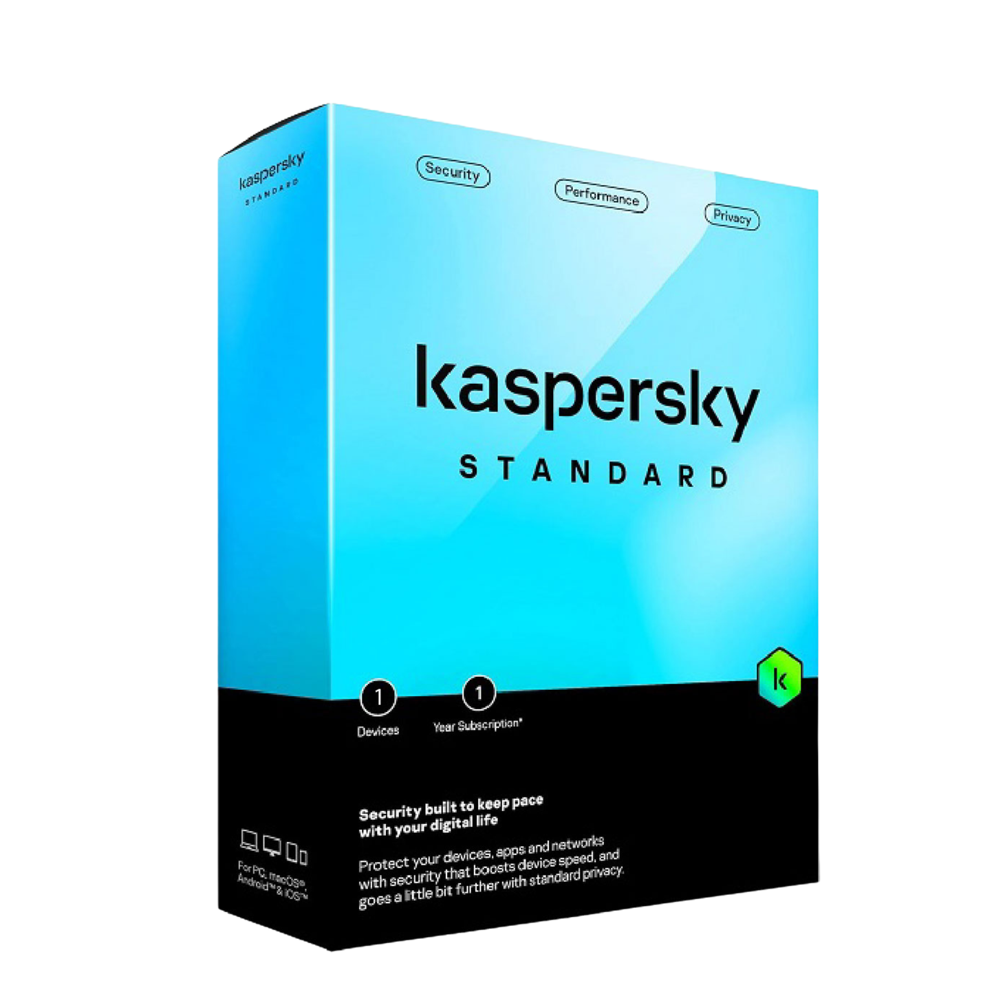 Antivirus Kaspersky Standard 1 Poste / 1 An