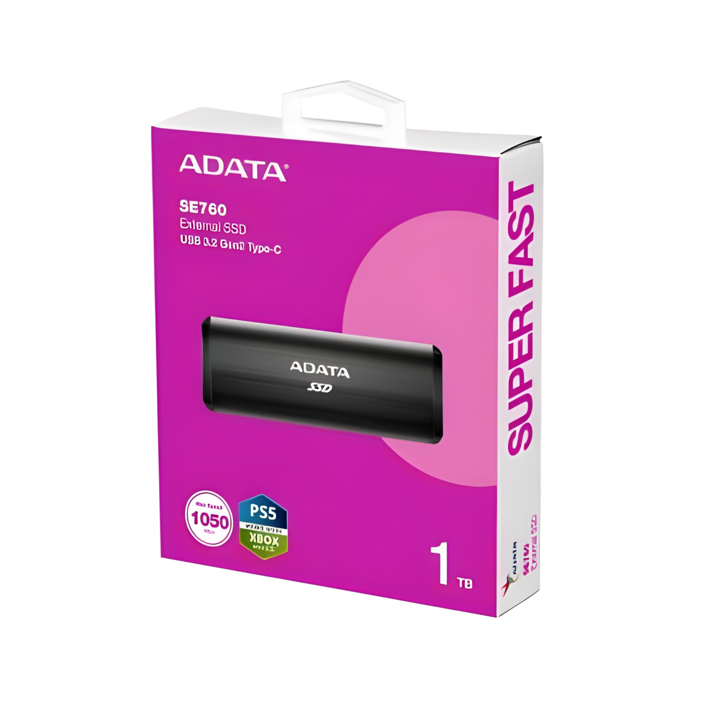 Disque Dur Externe Adata SE760 1 TB SSD - USB 3.2 - Type C