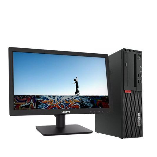 Pc De Bureau Lenovo Thinkcentre M710S i5-7500 - 8 Gb - 256 Gb SSD 18.5"