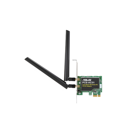 Carte Réseau Wi-Fi ASUS Dual-Band AC750 (PCE-AC51)