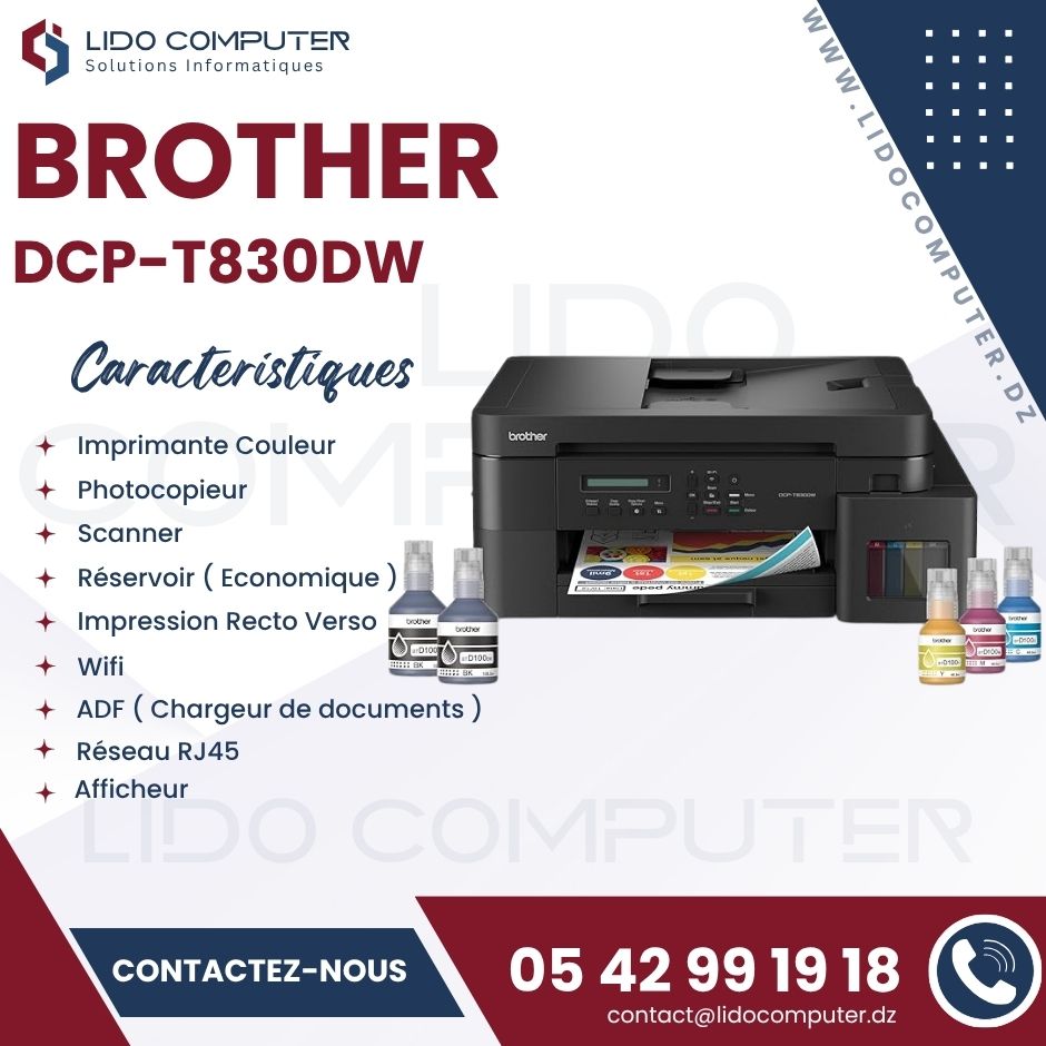 - Imprimante Brother DCP-T830DW
