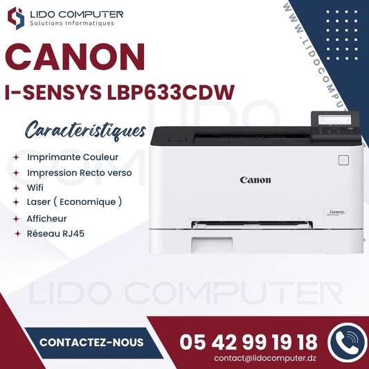 - Imprimante Canon i-Sensys LBP633 CDW