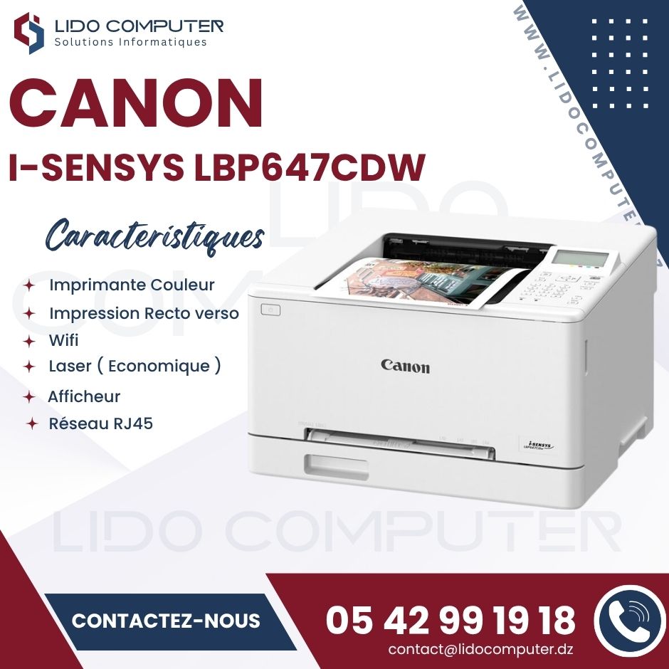 - Imprimante Canon i-Sensys LBP647CDW