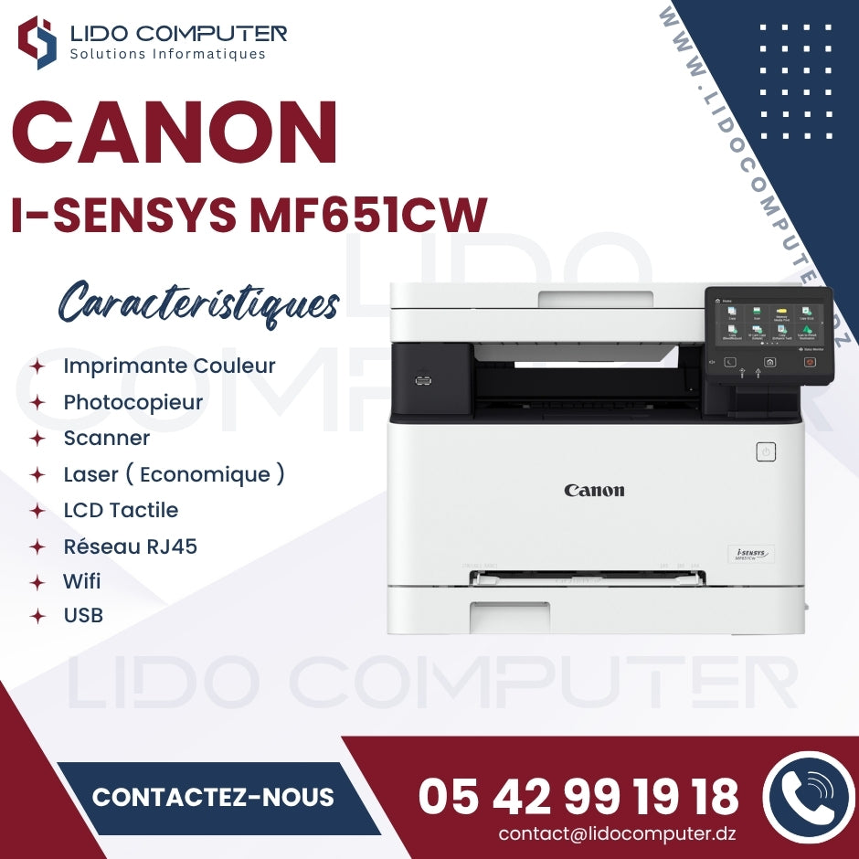 - Imprimante Canon i-Sensys MF651CW