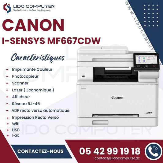 - Imprimante Canon I-Sensys MF667CDW