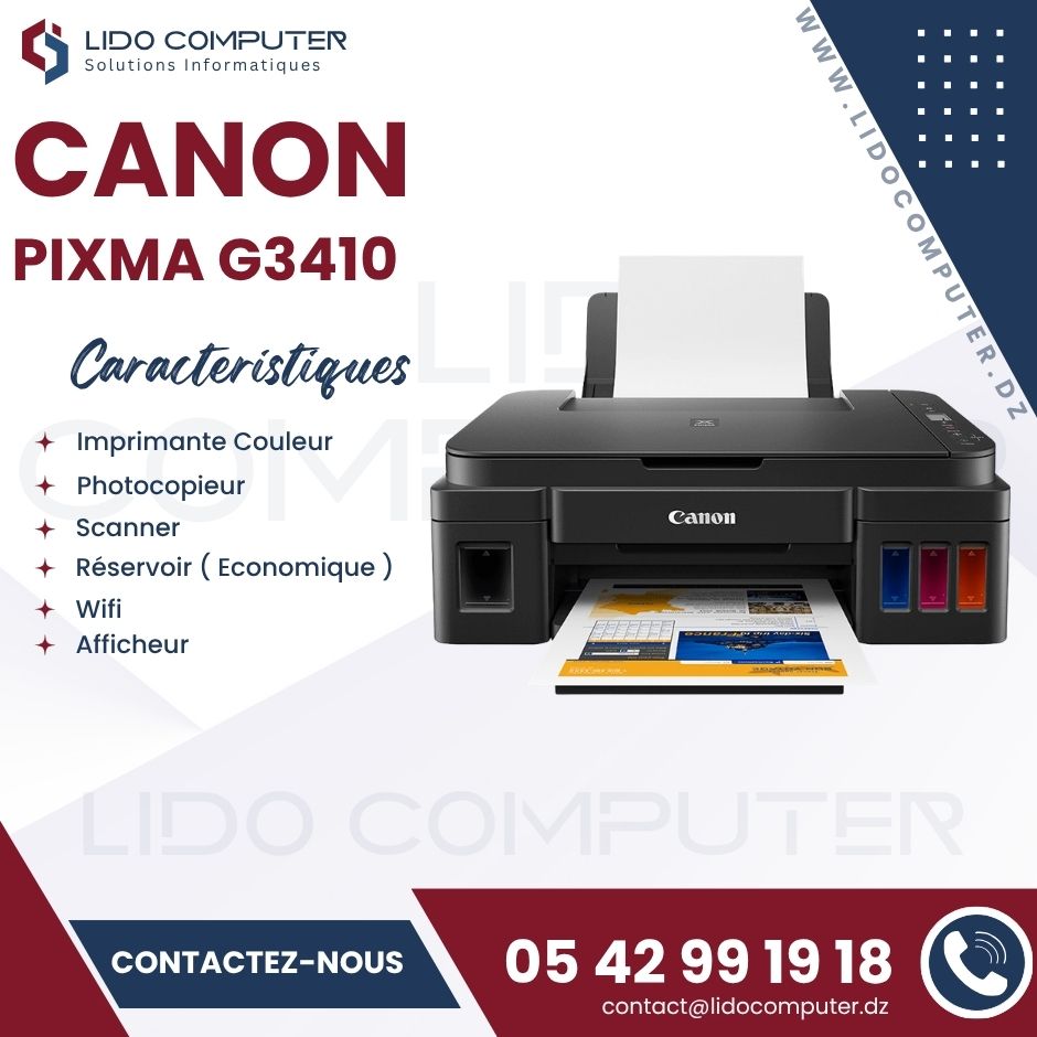 - Imprimante Canon Pixma G3410