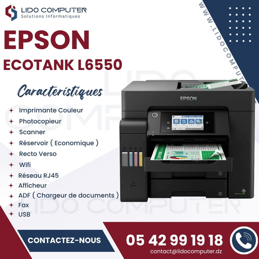 - Imprimante Epson EcoTank L6550
