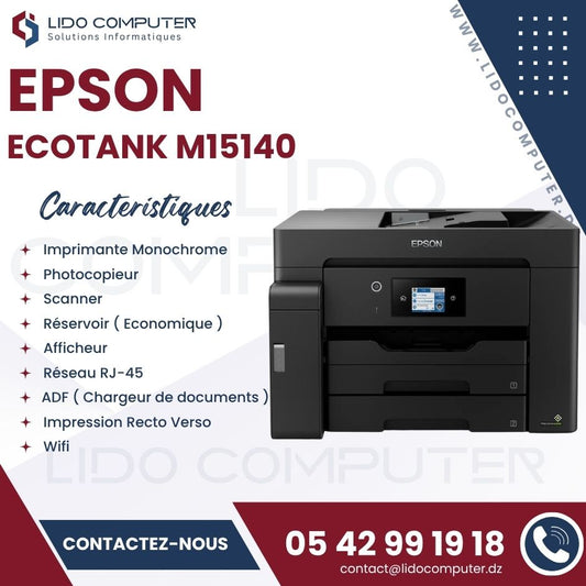 - Imprimante Epson EcoTank M15140
