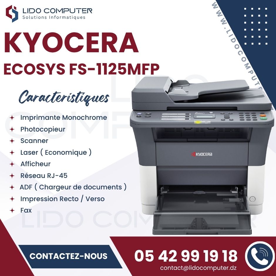 - Photocopieur Kyocera Ecosys FS-1125MFP