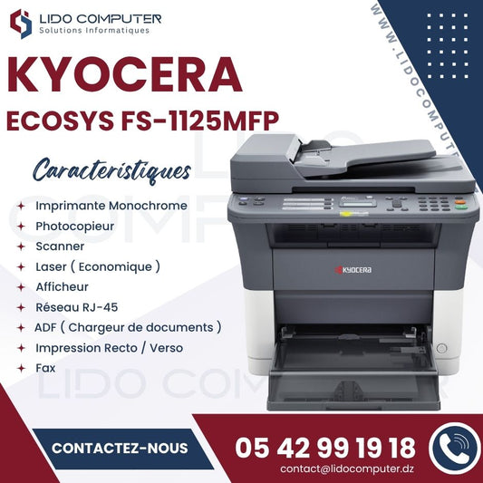 - Photocopieur Kyocera Ecosys FS-1125MFP