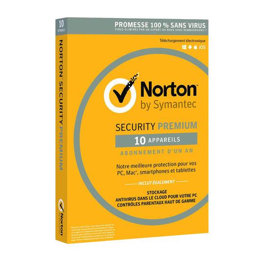 Antivirus Norton 10 Postes / 1 An