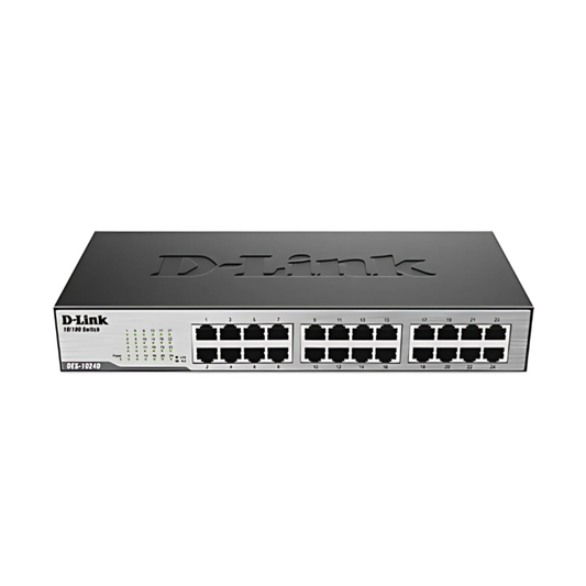 Switch D-Link 24 Ports Fast Ethernet (DES-1024D)