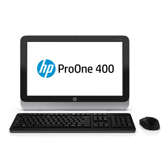 Pc tout-en-un HP 400 G1 i3-4ème - 4 Gb - 500 Gb Hdd - 19.5"