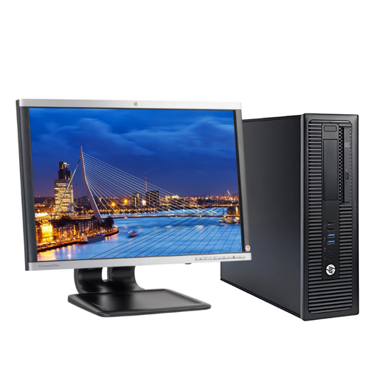 Pc De Bureau Hp Pro 400 G3 i5-6400 - 8Gb - 256 Gb SSD 22"